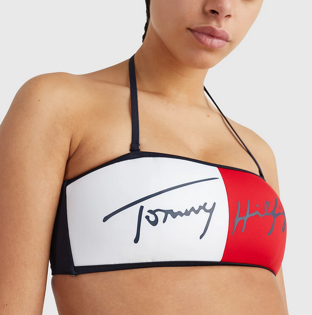 TOMMY HILFIGER FIXED BANDEAU Bikiniyläosa – Fabe