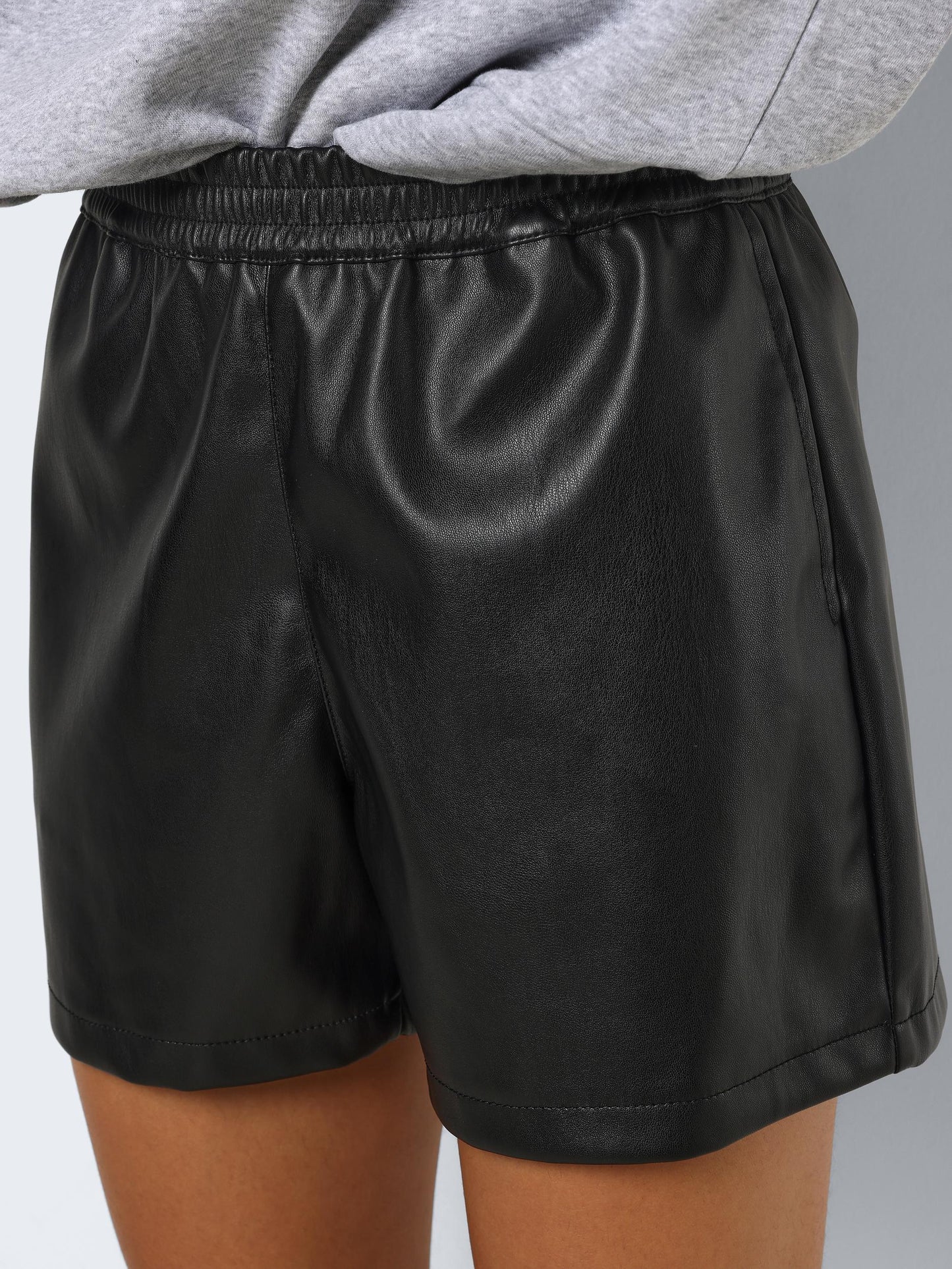 NMANDY PU HW SHORTS WVN Shortsit