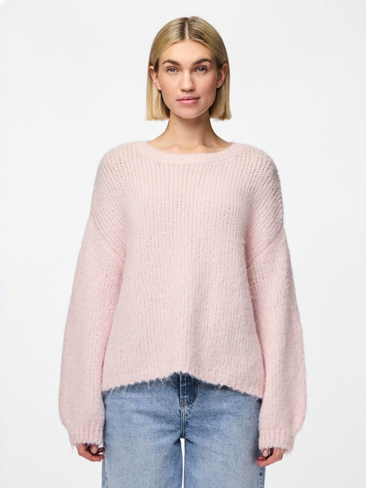 PCOLLI LS O-NECK KNIT D2D PY Neulepusero