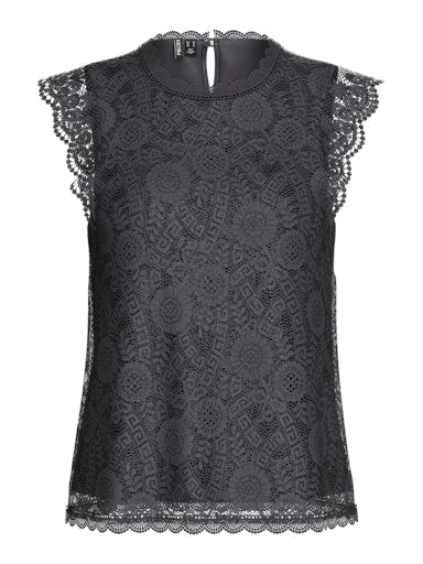 PCOLLINE SS LACE TOP NOOS BC Toppi