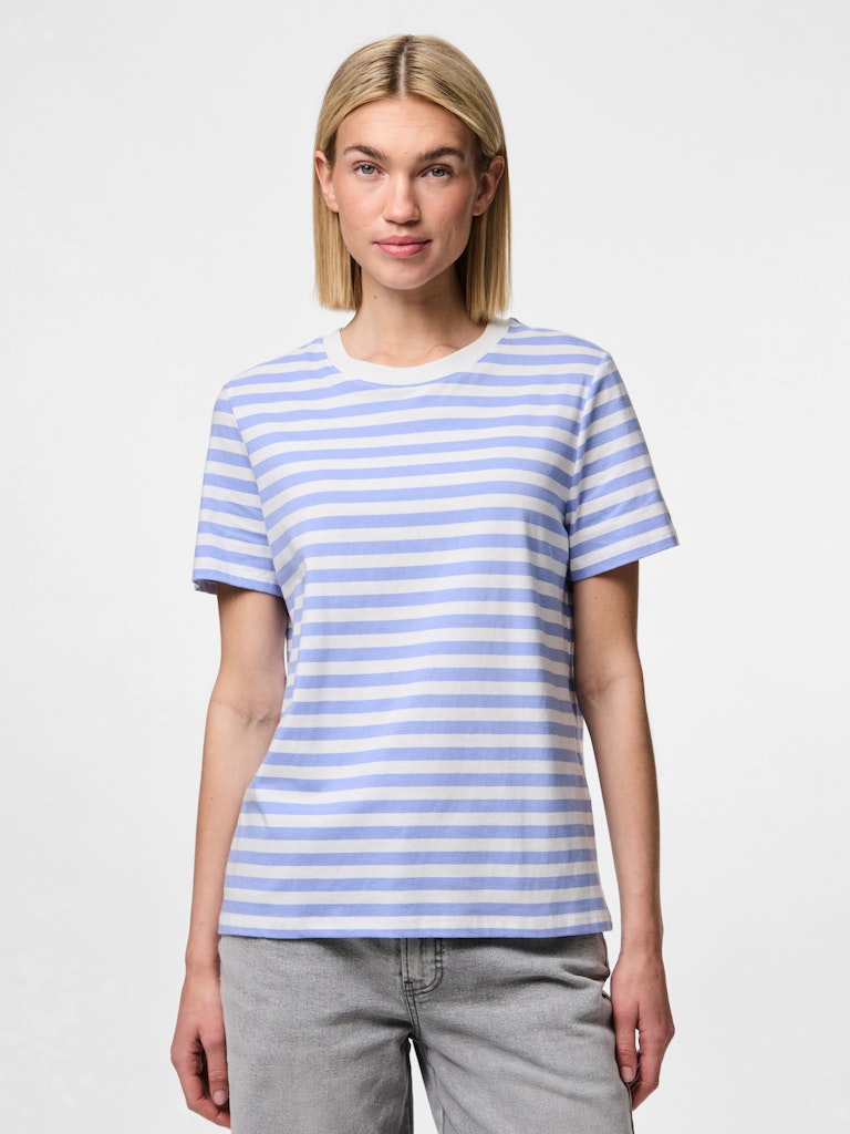 PCRIA SS TEE STRIPES JRS NOOS BC T-paita