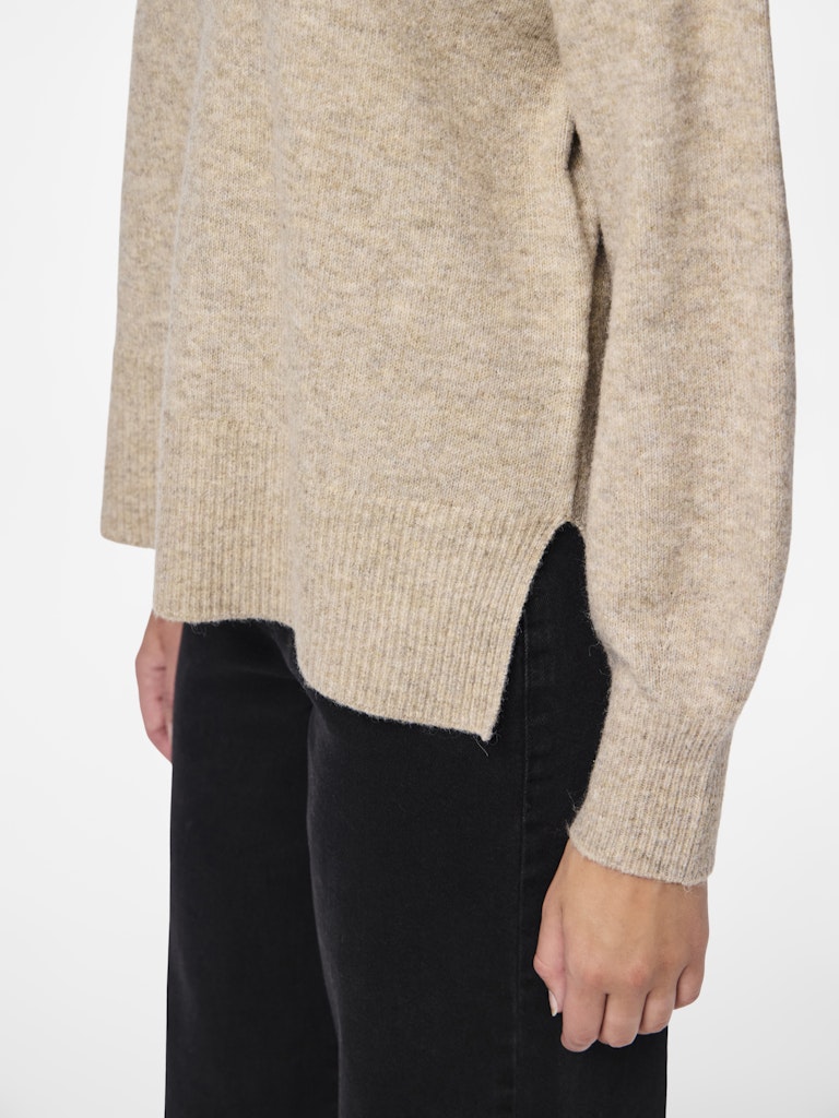 PCMALOU LS ROLLNECK KNIT NOOS BC Neulepusero