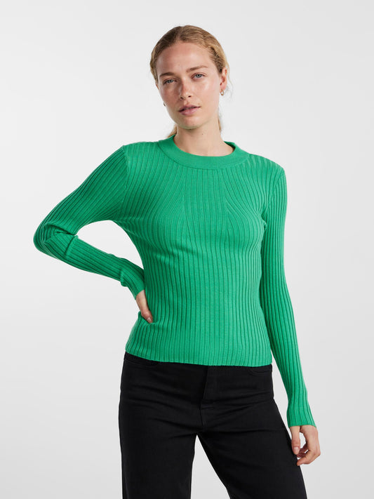 PCCRISTA LS O-NECK KNIT NOOS BC Neule