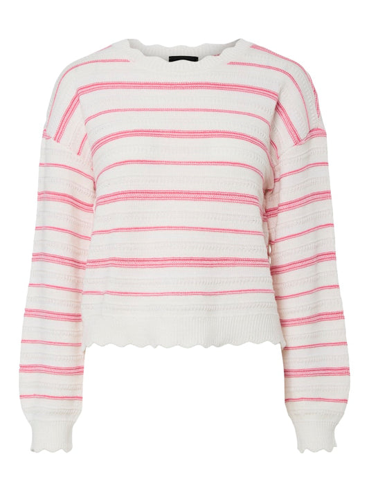 PCSAVANNA LS O-NECK KNIT Neule