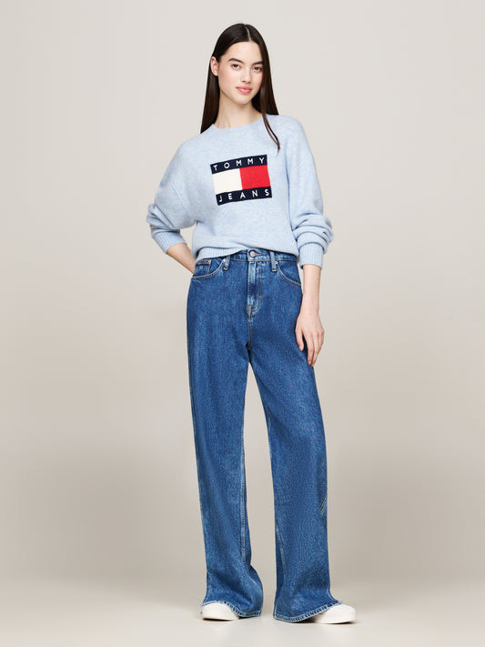 TJW MELANGE FLAG SWEATER EXT Neule