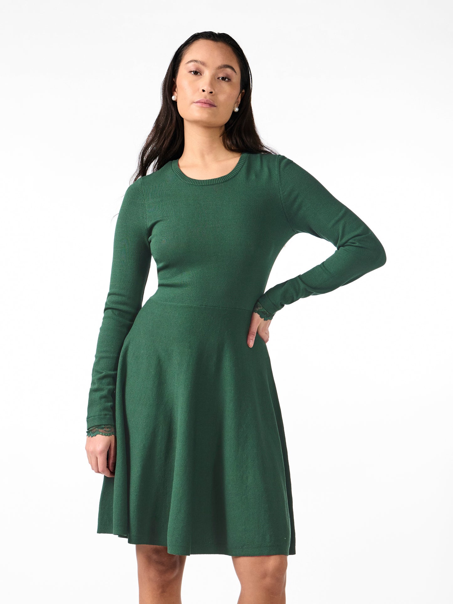 YASBECCO LS KNIT DRESS S. NOOS Neulemekko