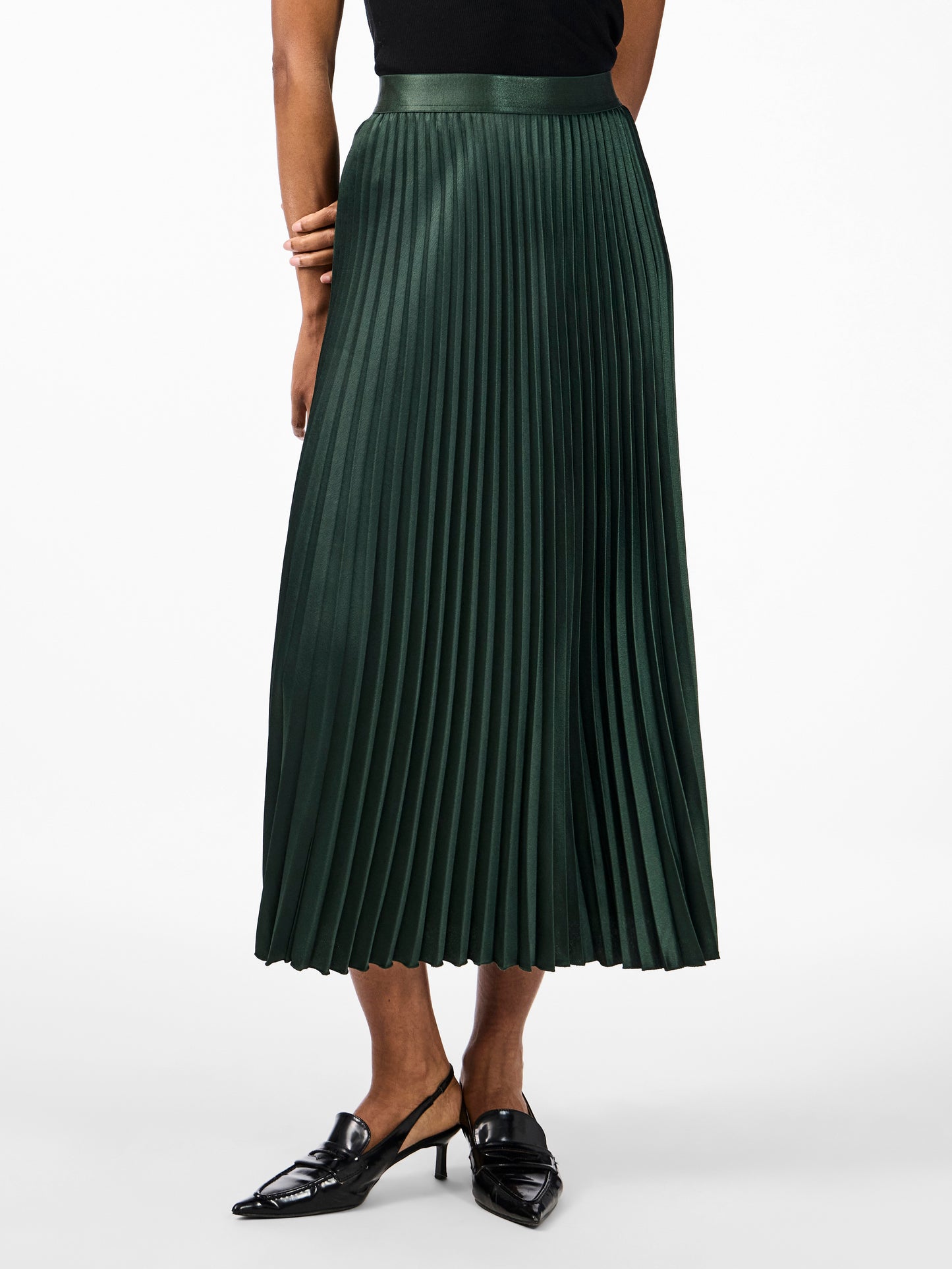 YASCELINE HW MID SKIRT S. Hame