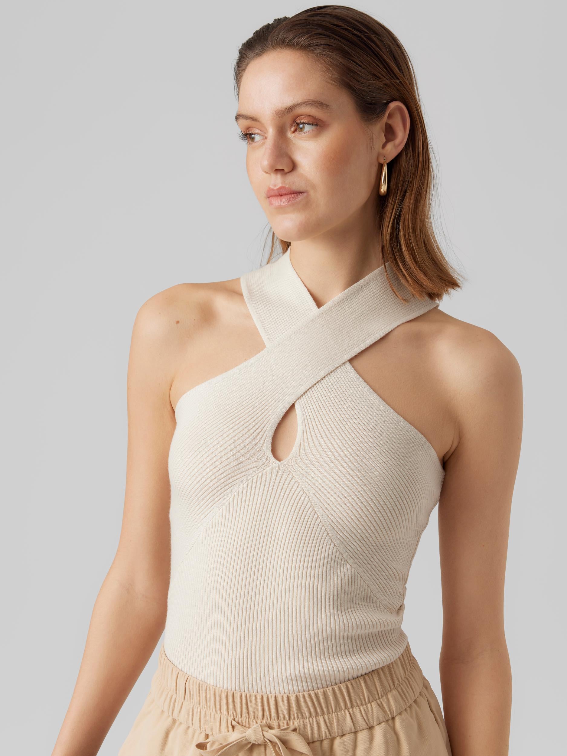 販売販売 Vero Moda ヴェロモーダ VMGLORIA CROSS OVER STRAP - Top